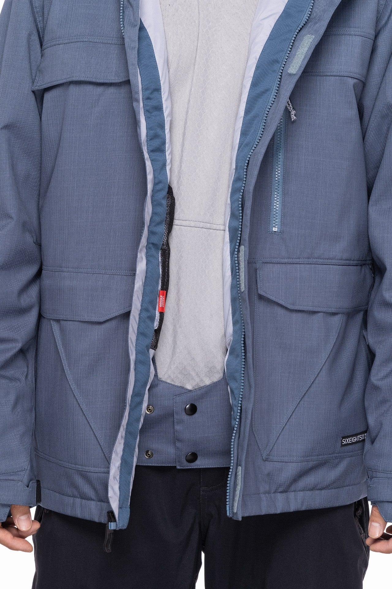 Mens Infinity Jacket - orion blue texture