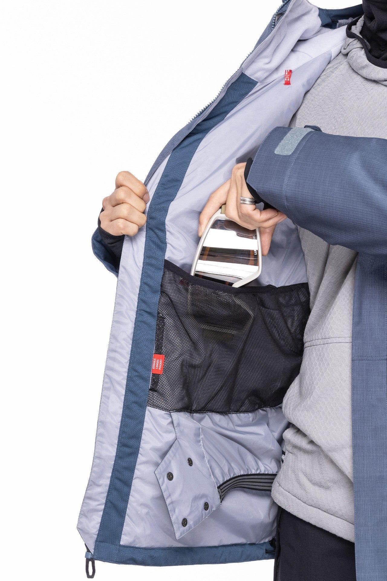 Mens Infinity Jacket - orion blue texture