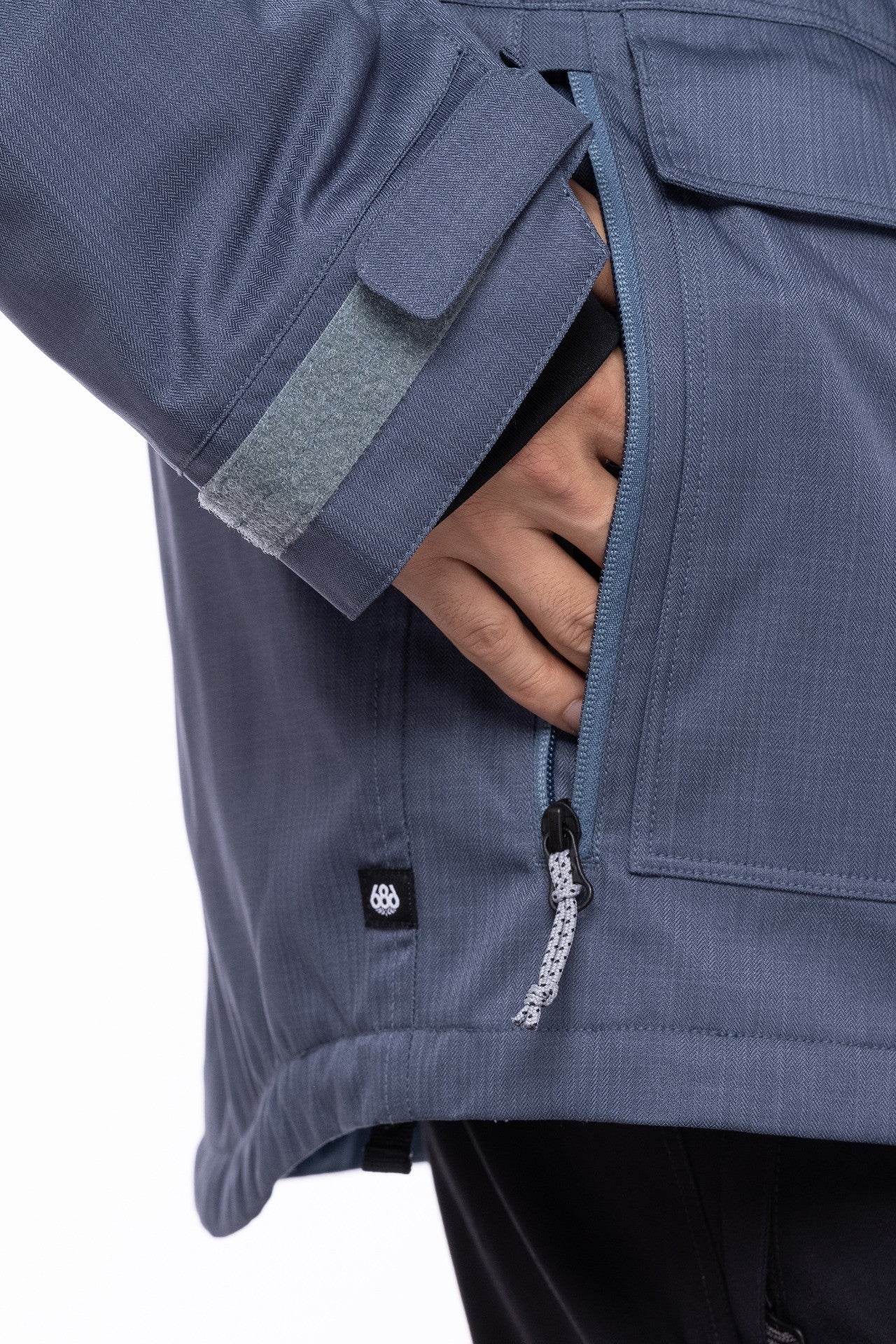 Mens Infinity Jacket - orion blue texture