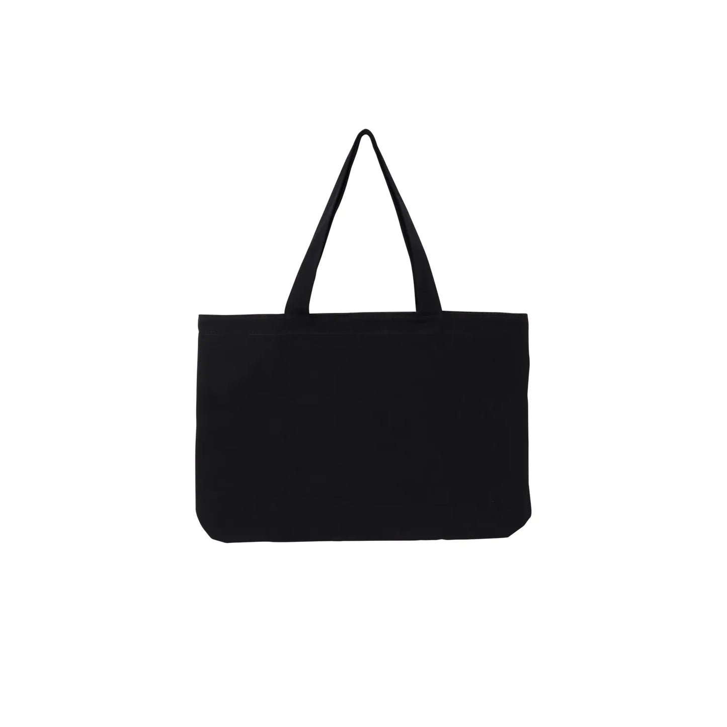 Outline Canvas Tote Bag - Black