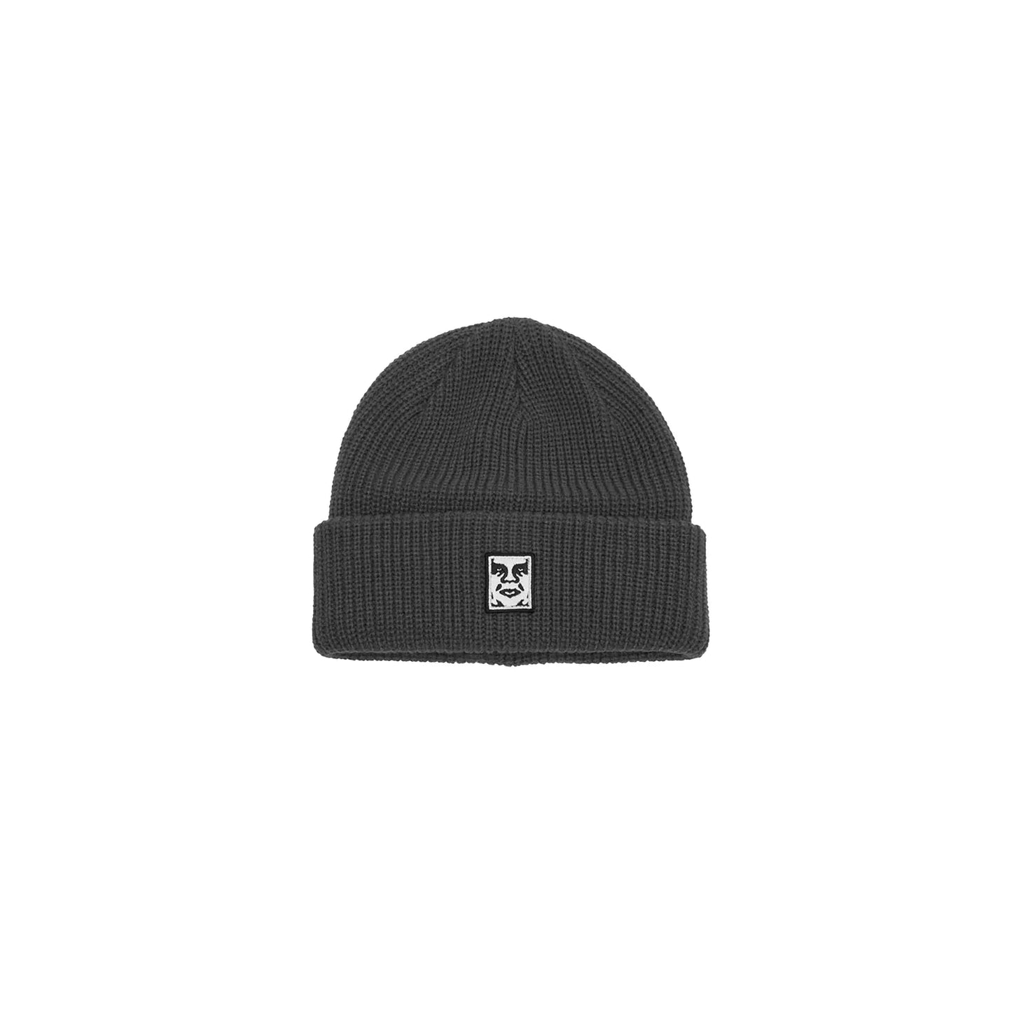 Mid Icon Patch Cuff Beanie * BLACK