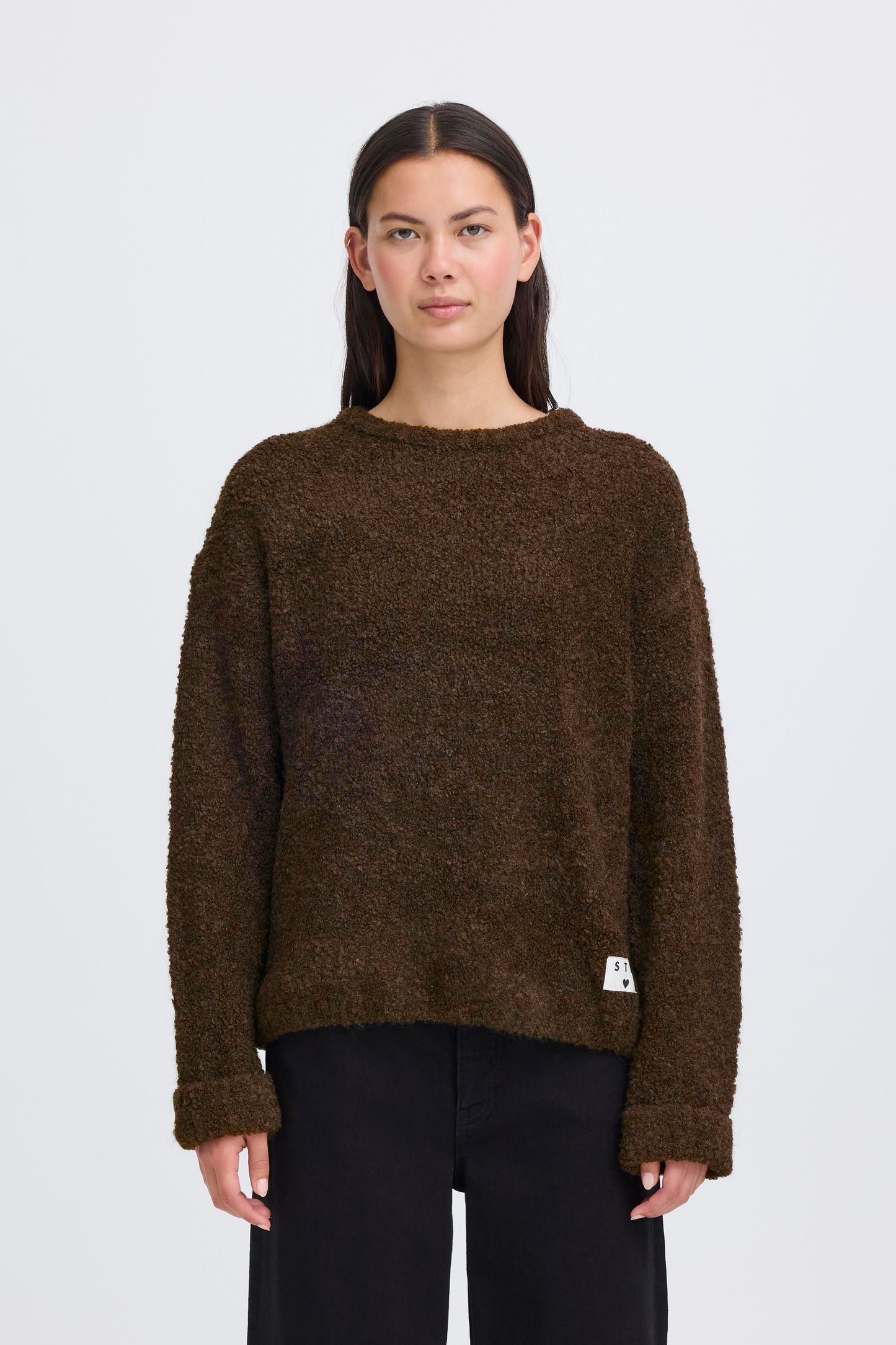 IHBLARISA LS Pullover - Coffee bean