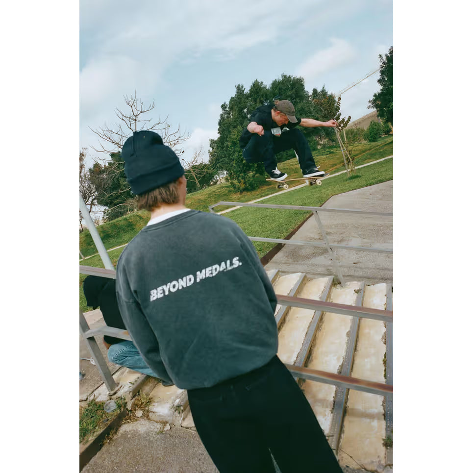 Distressed Logo Crewneck