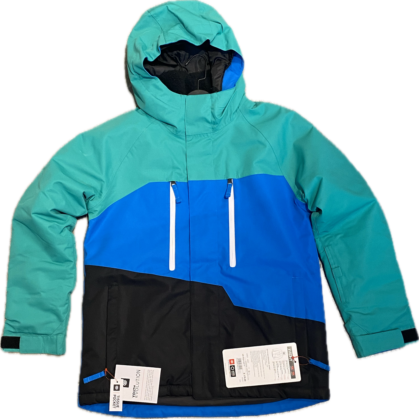 Boys Geo Insulated Jacket - Greenery
