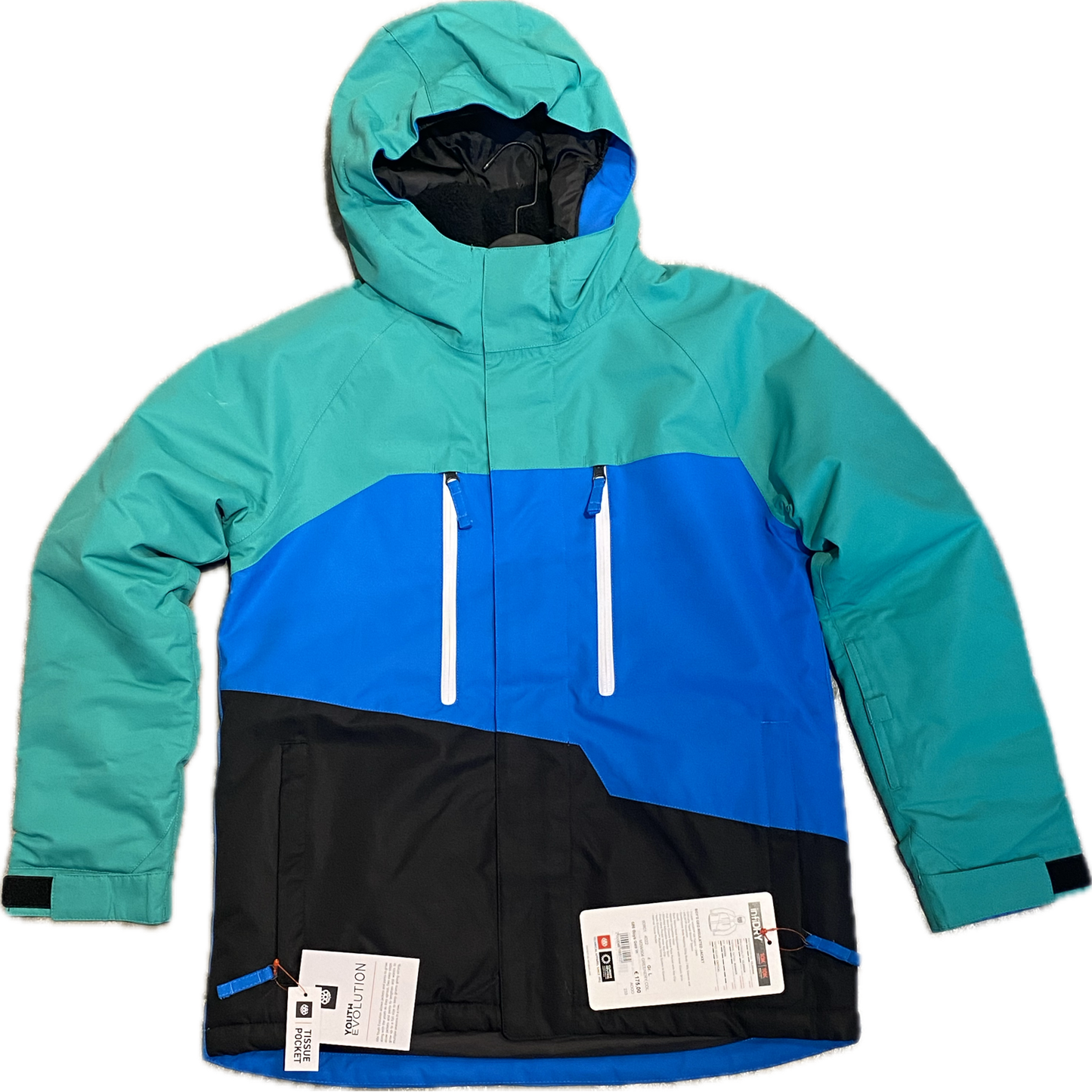 Boys Geo Insulated Jacket - Greenery
