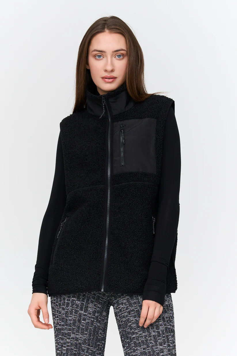 Teddy Vest * SCHWARZ