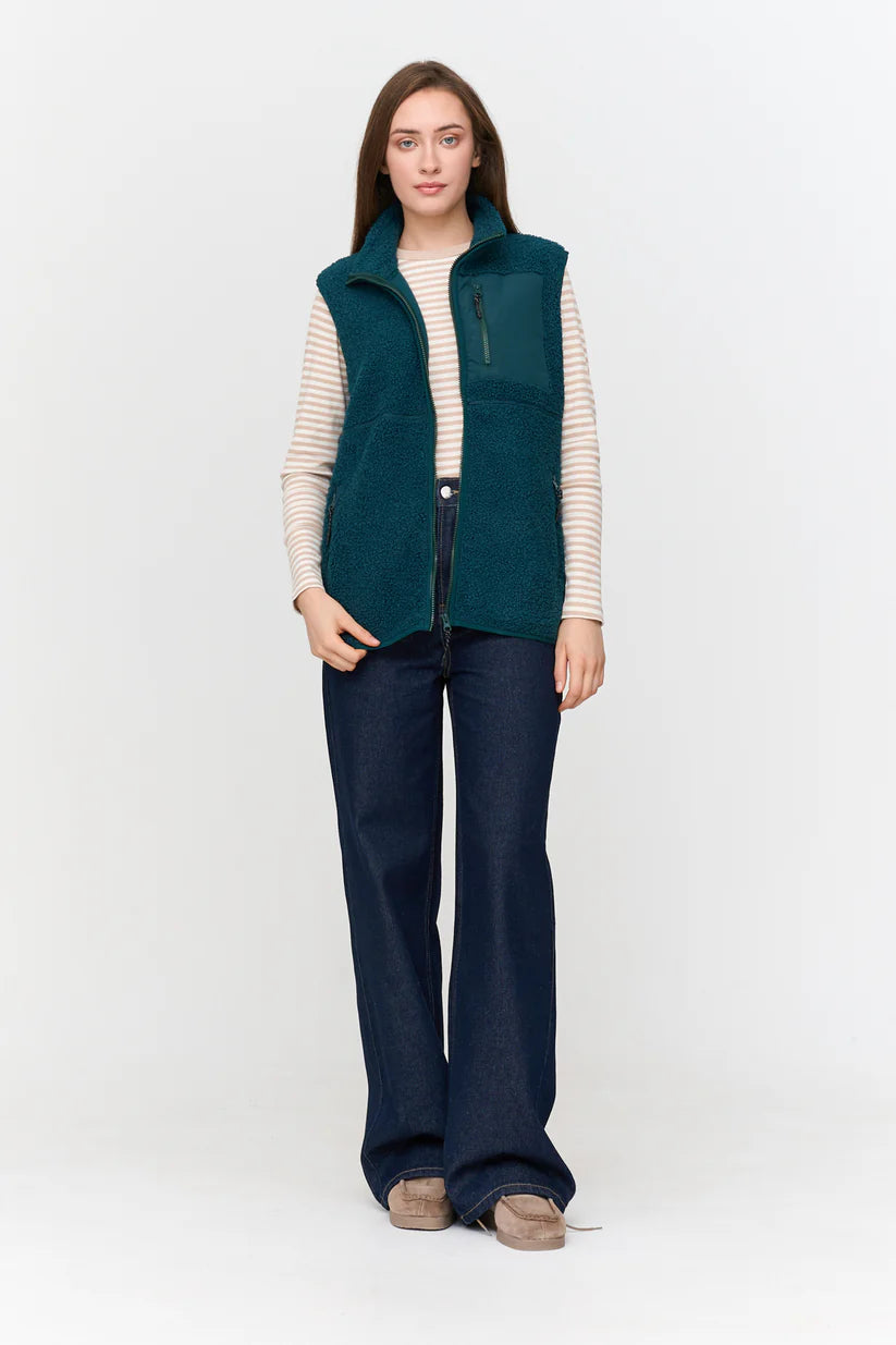 Women-W Vest * PETROL