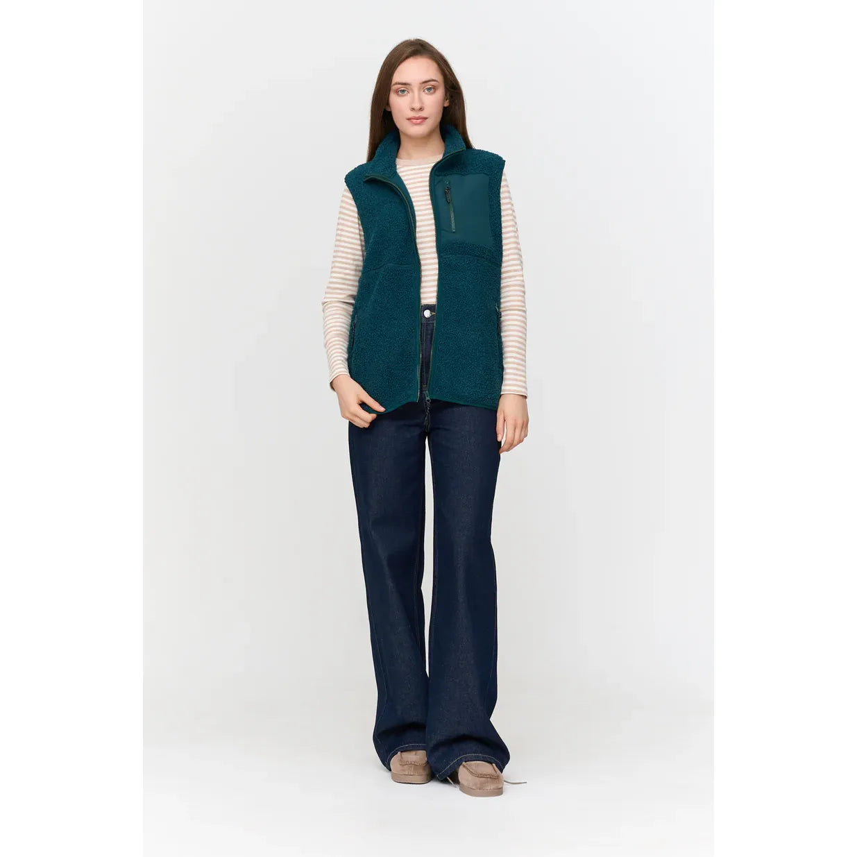 Women-W Vest * PETROL