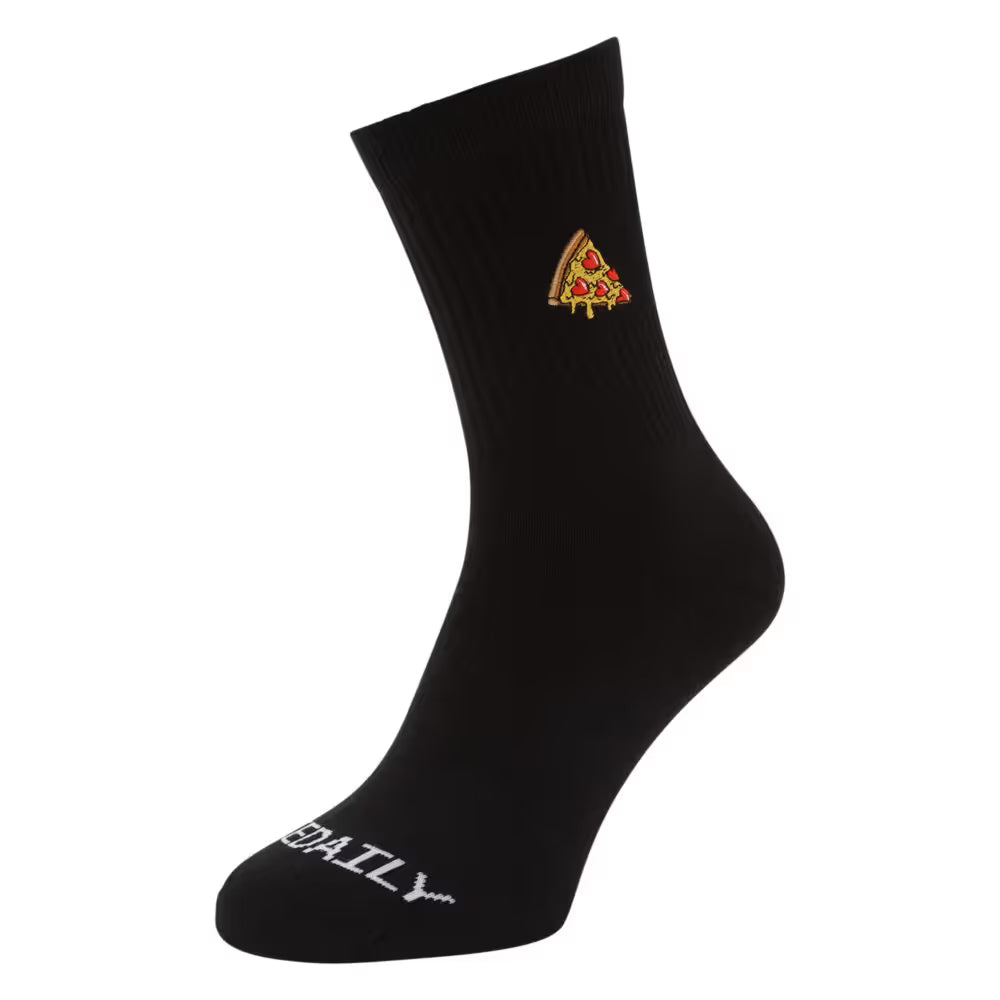 Pizza Love Socks * BLACK