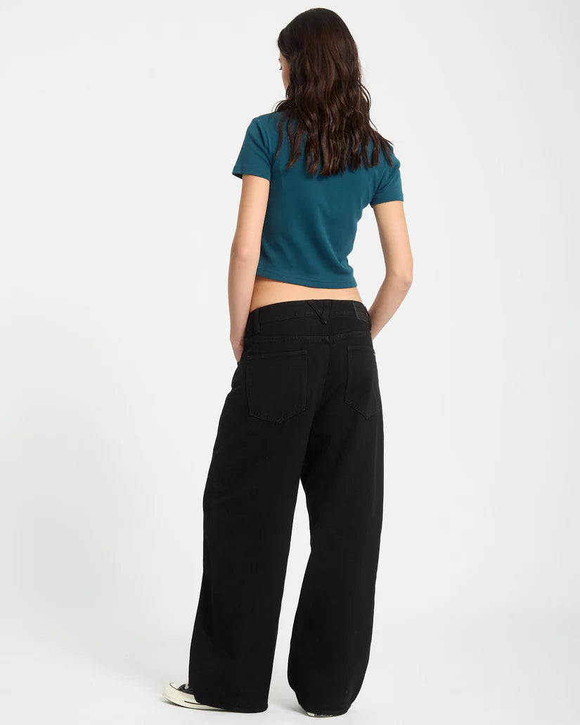 BEEGGY DENIM PANTS * BLK
