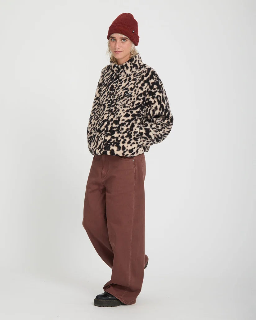 Wylding Out Sherpa - Animal Print