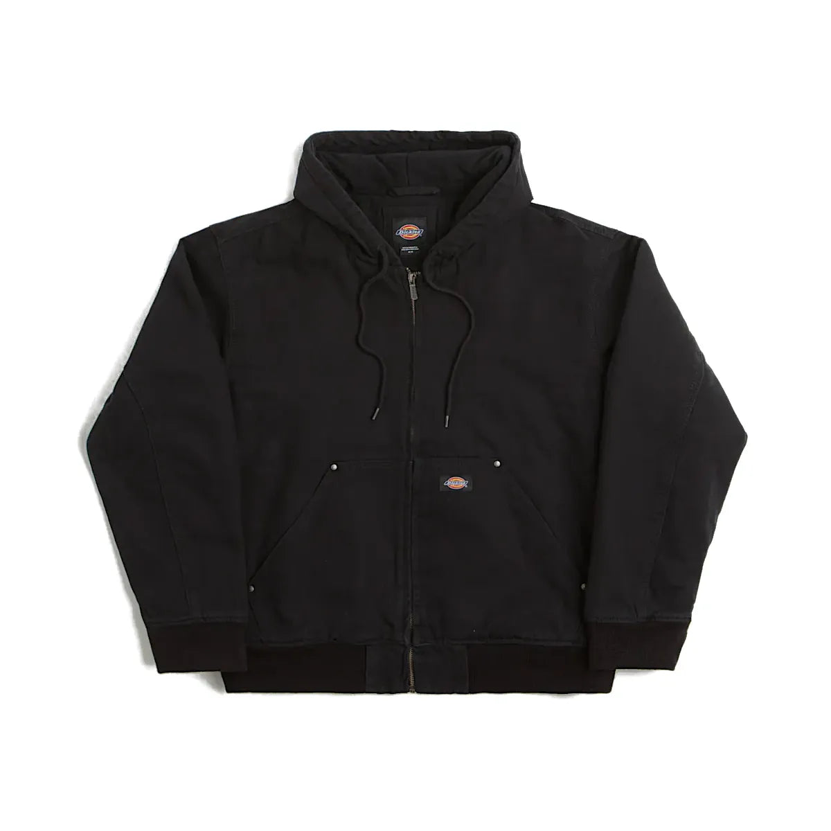 Hilham Hooded Canvas Jacket * BLACK