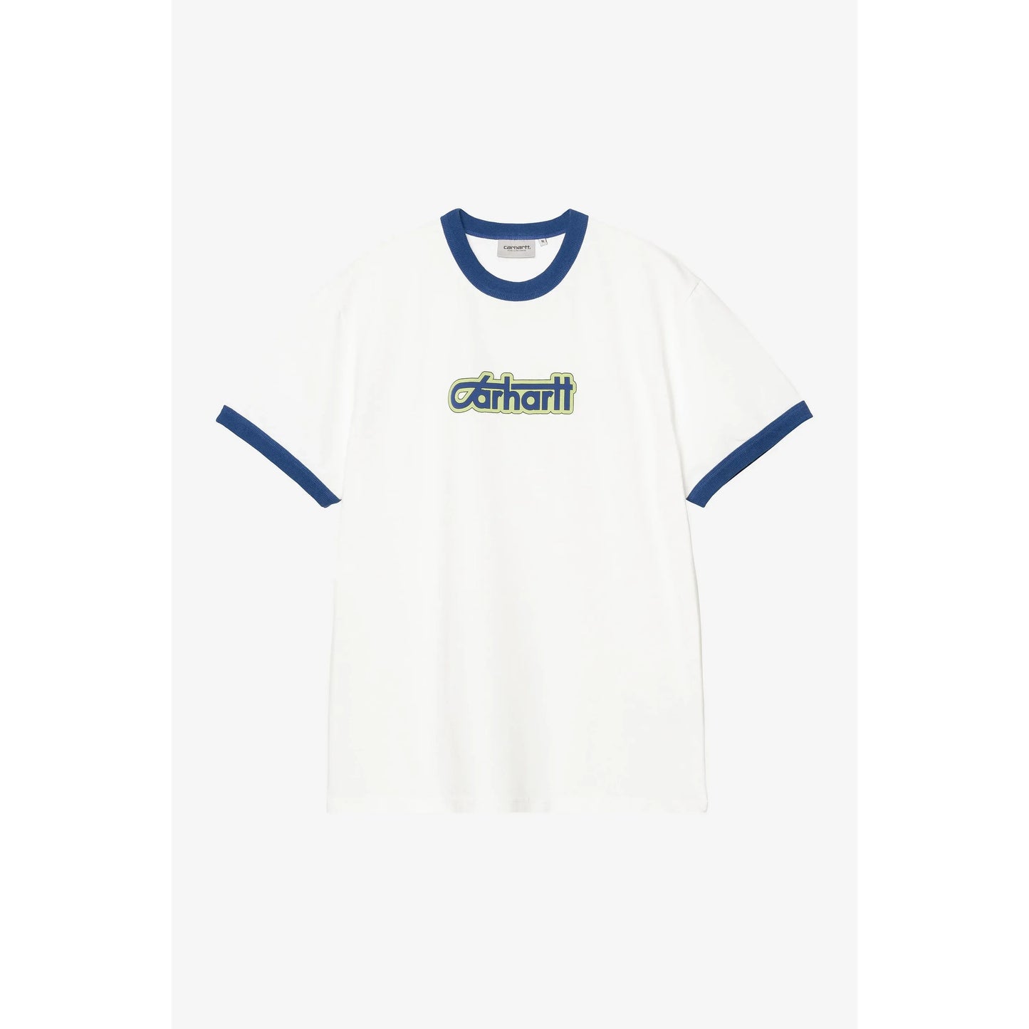 S/S Connection Script Ringer T-Shirt 3DL4G white/wolfsbane