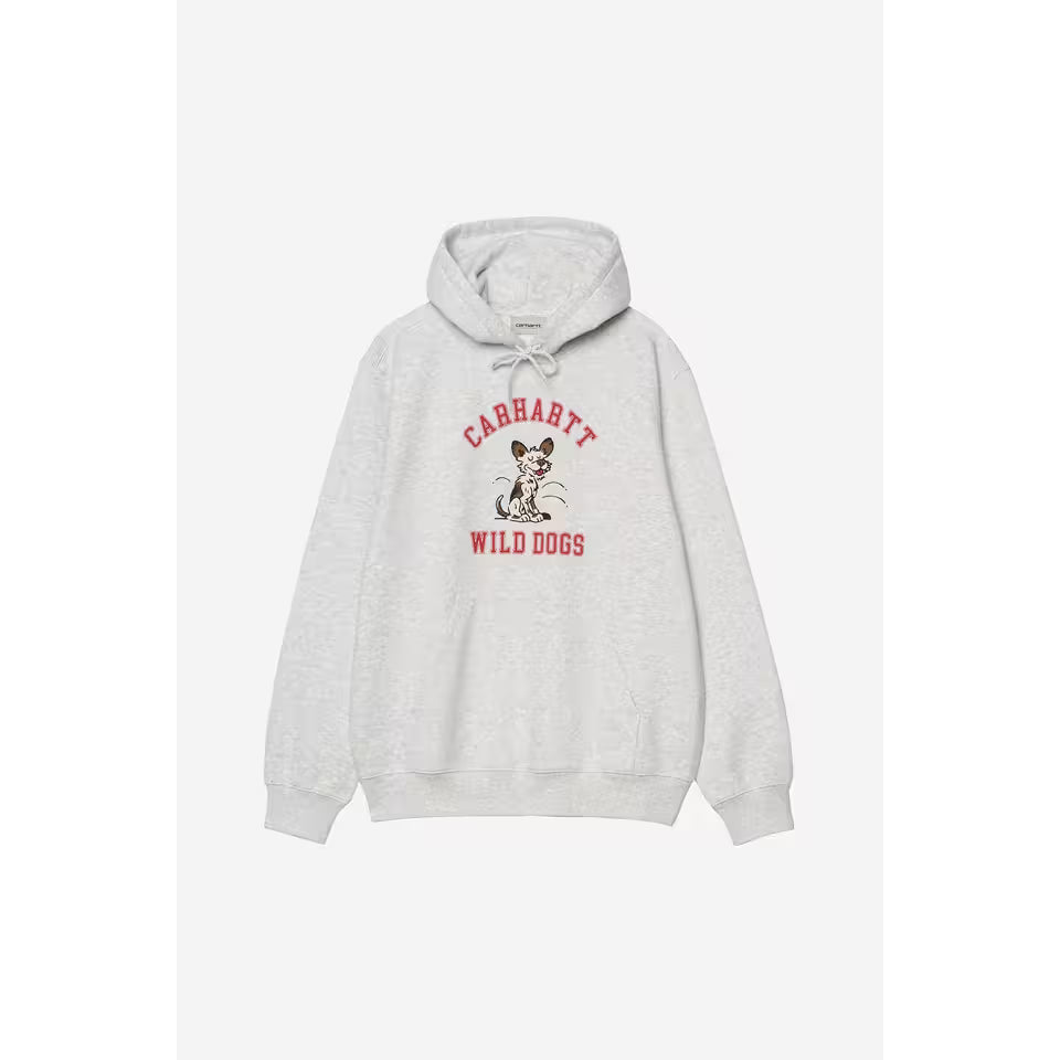 Hooded Wild Dog Sweat - Ash Heather