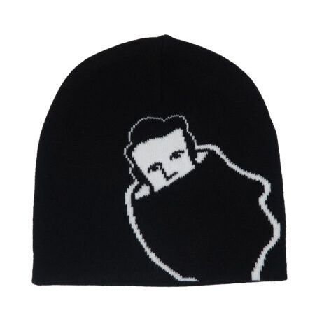 Beanie Head Logo * BLACK/WHITE