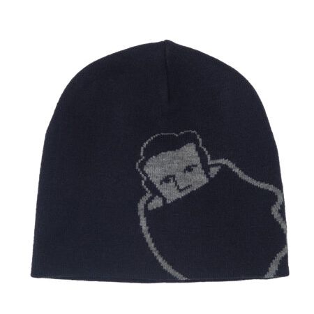Beanie Head Logo - BLUE/WHITE