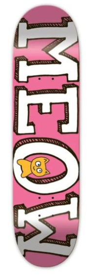 Meow Logo Pink 7,5"