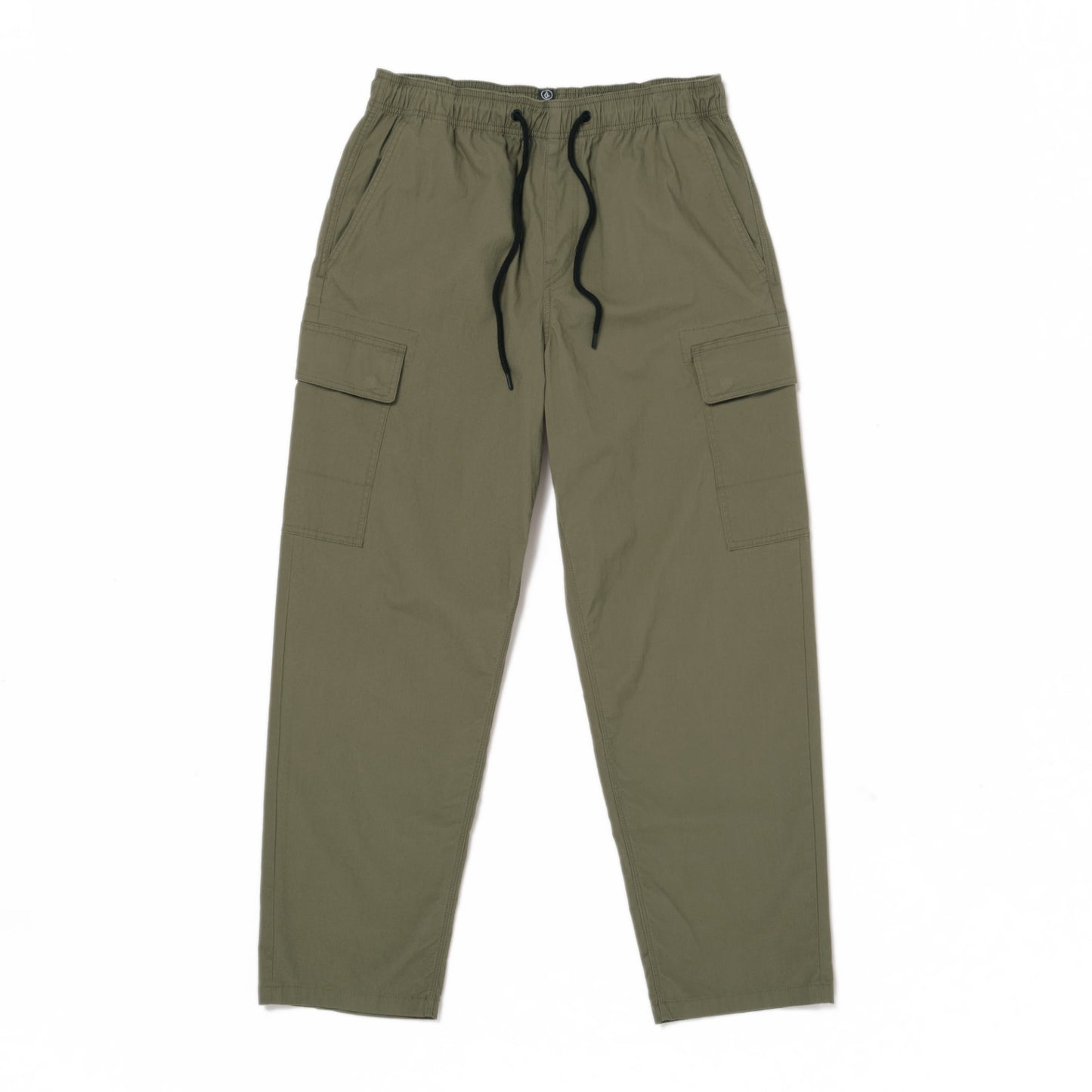 Billow Tapered Elastic Waist Cargo - Wintermoss