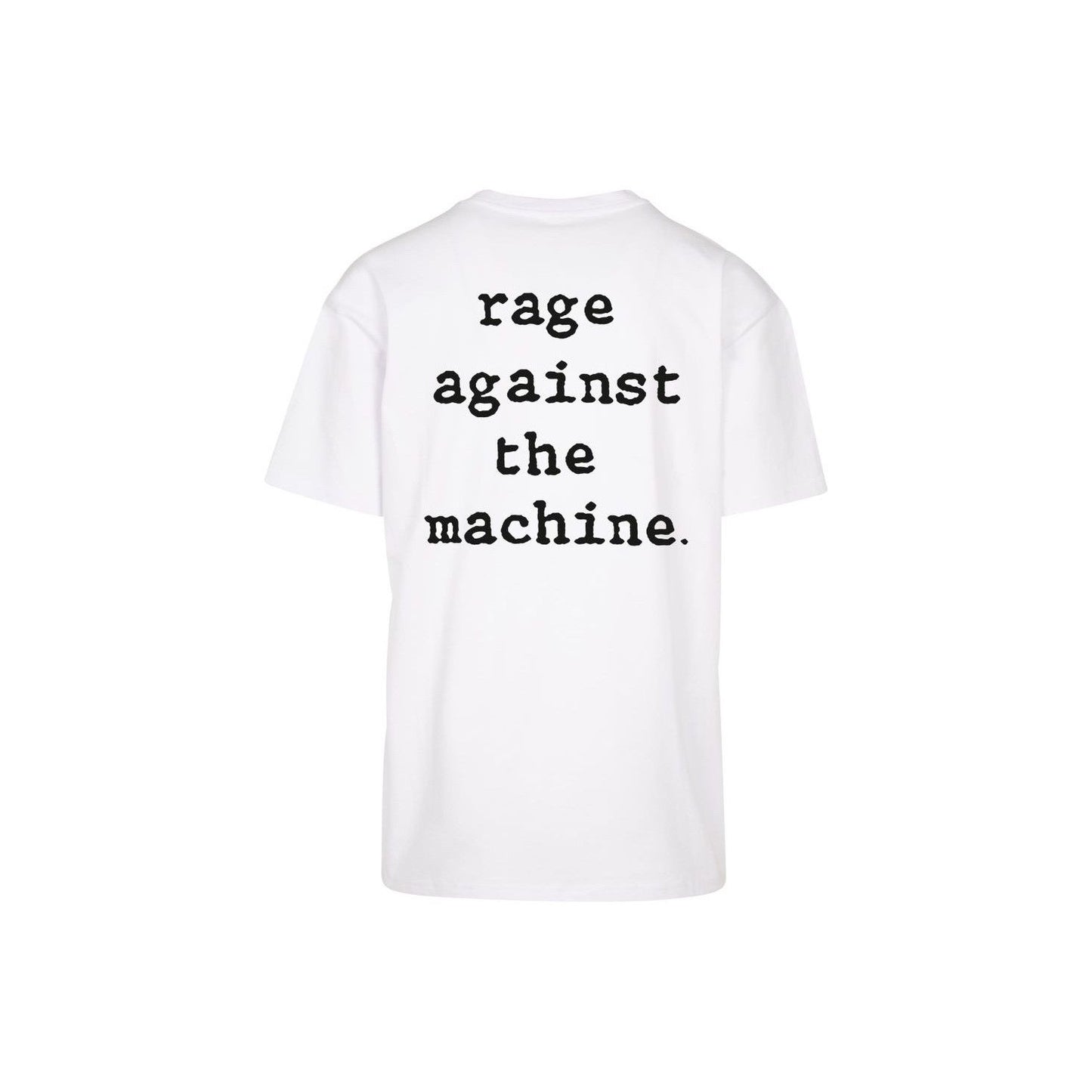 Rage Against The Maschine Oversize Tee * WHITE