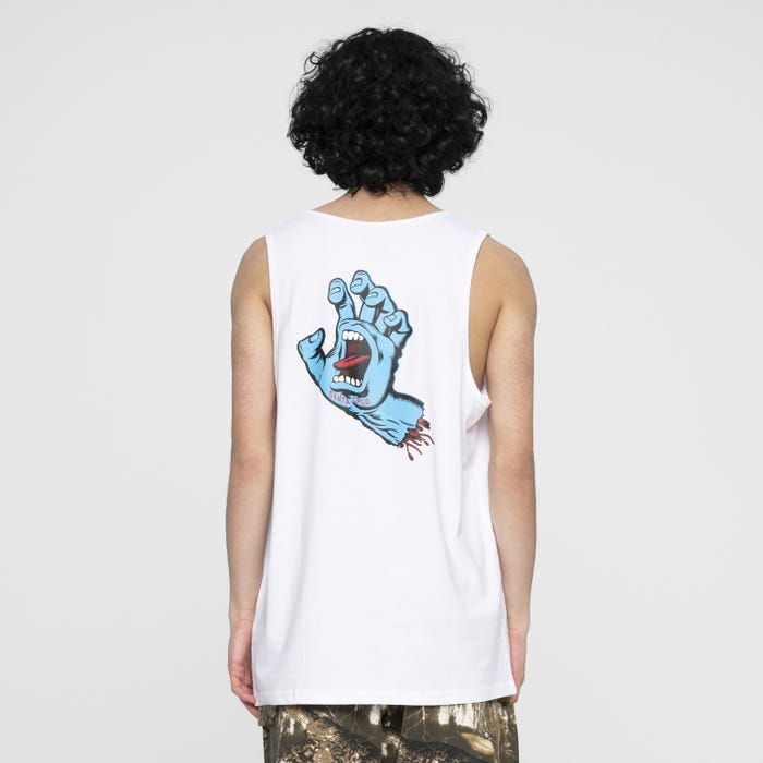 Screaming Hand Vest - white