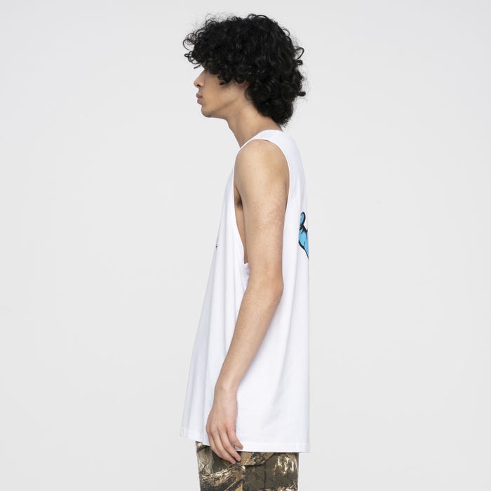 Screaming Hand Vest - white