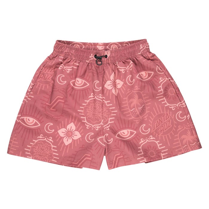 Venice Swimshort - red patchwork