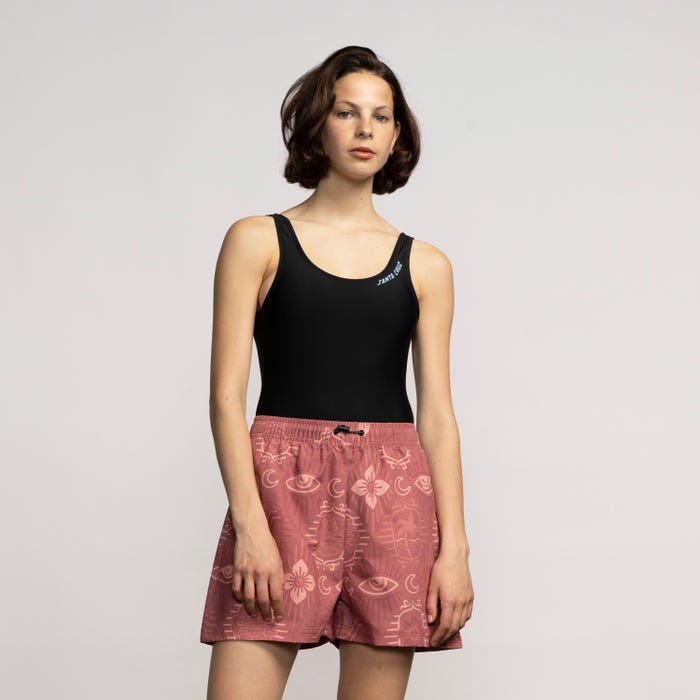Venice Swimshort - red patchwork