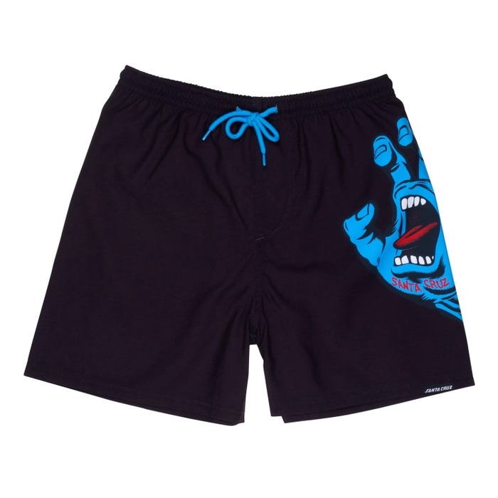 Youth Screaming Hand Swim Shorts - black