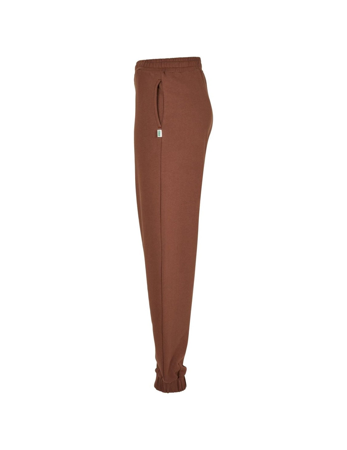 Ladies Organic High Waist Ballon Sweat Pants bark