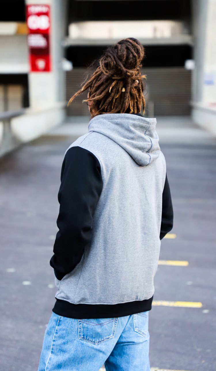 Bley Hoodie - Black/Grey