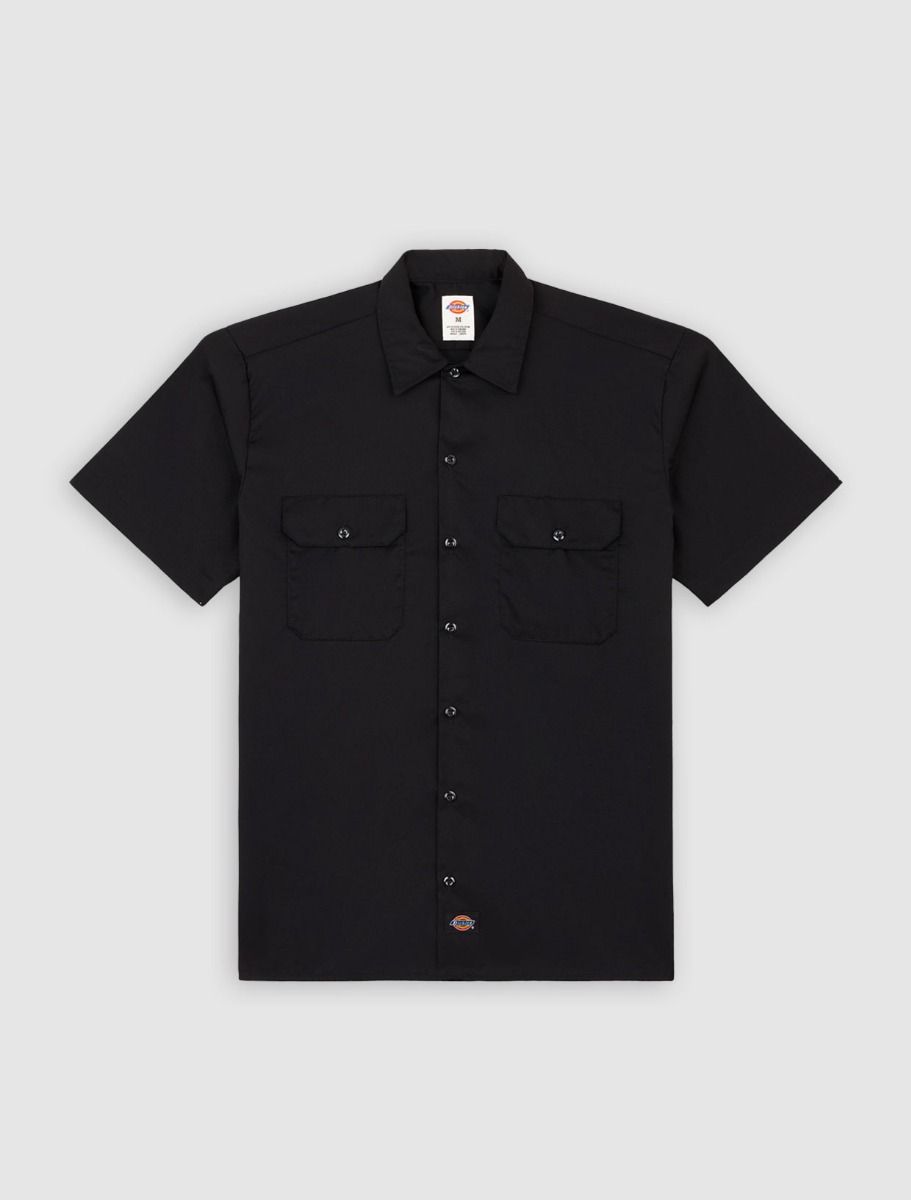 Kurzarm Arbeitshemd - Black