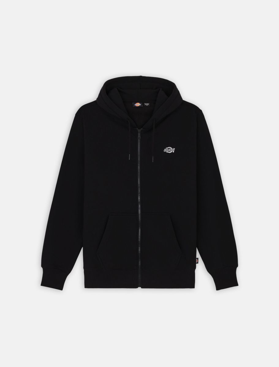 Summerdale Hoodie Zip - Black