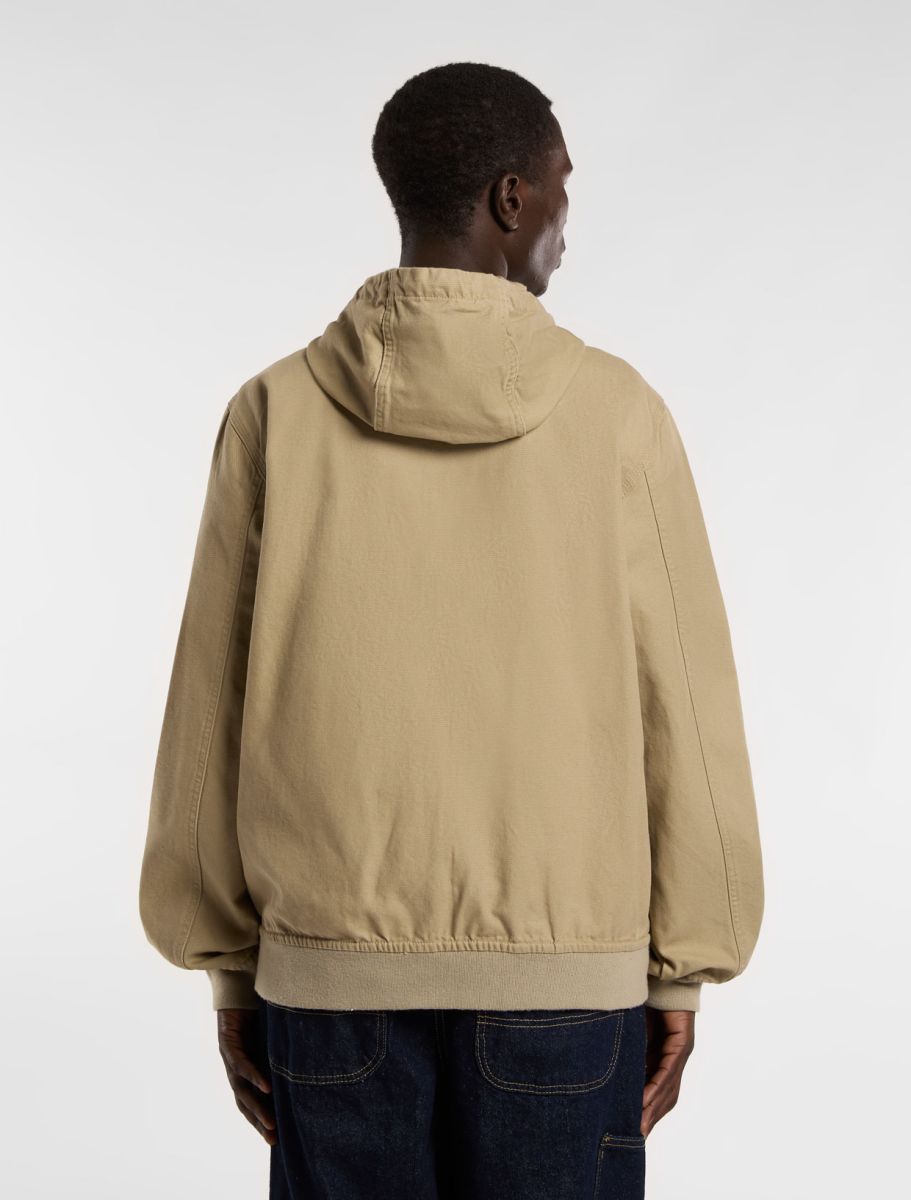 Duck Canvas Unlined Hooded Jacke - Sand