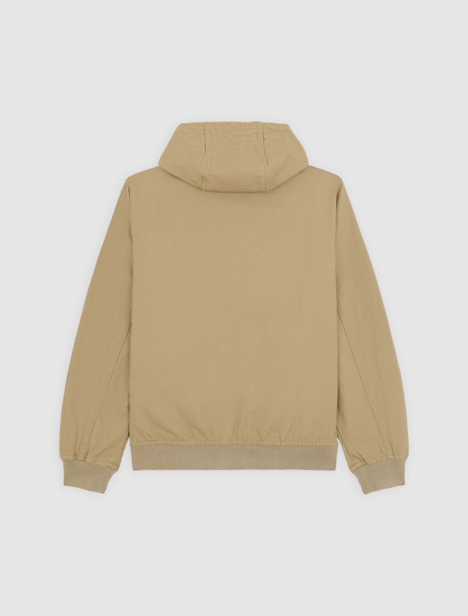 Duck Canvas Unlined Hooded Jacke - Sand