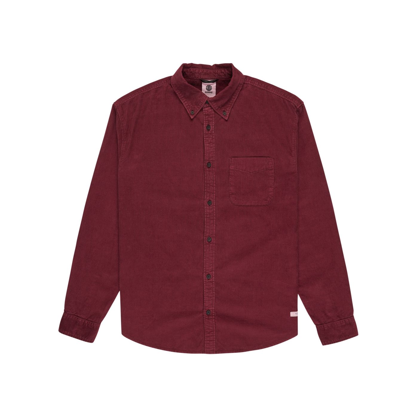 Button Down regular Corduroy - Zinfandel