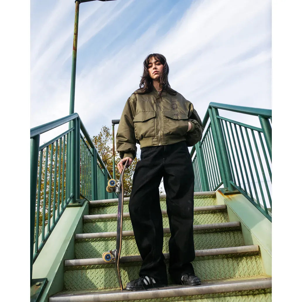 BEEGGY DENIM PANTS * BLK