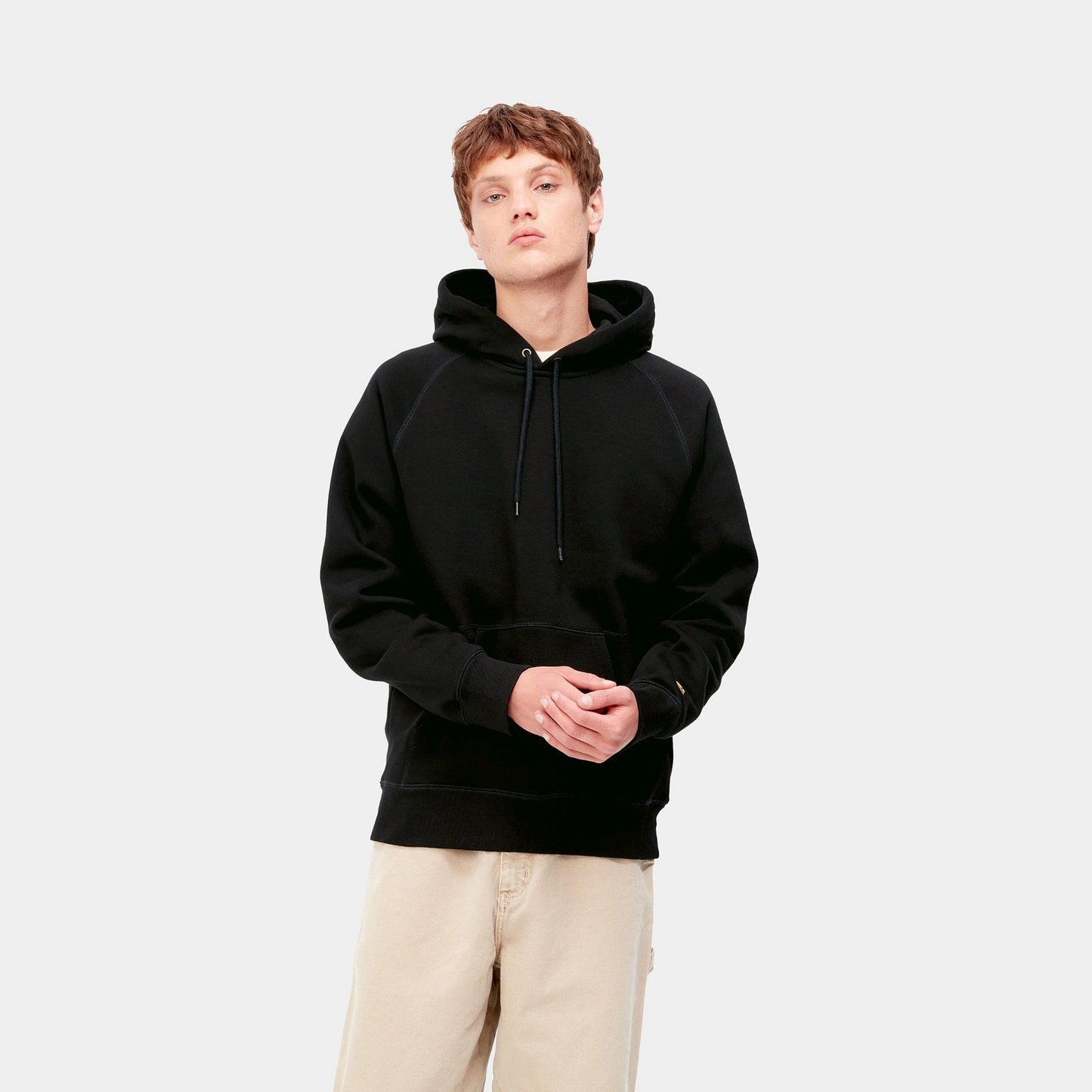 Hooded Chase Sweatshirt - Black Gold