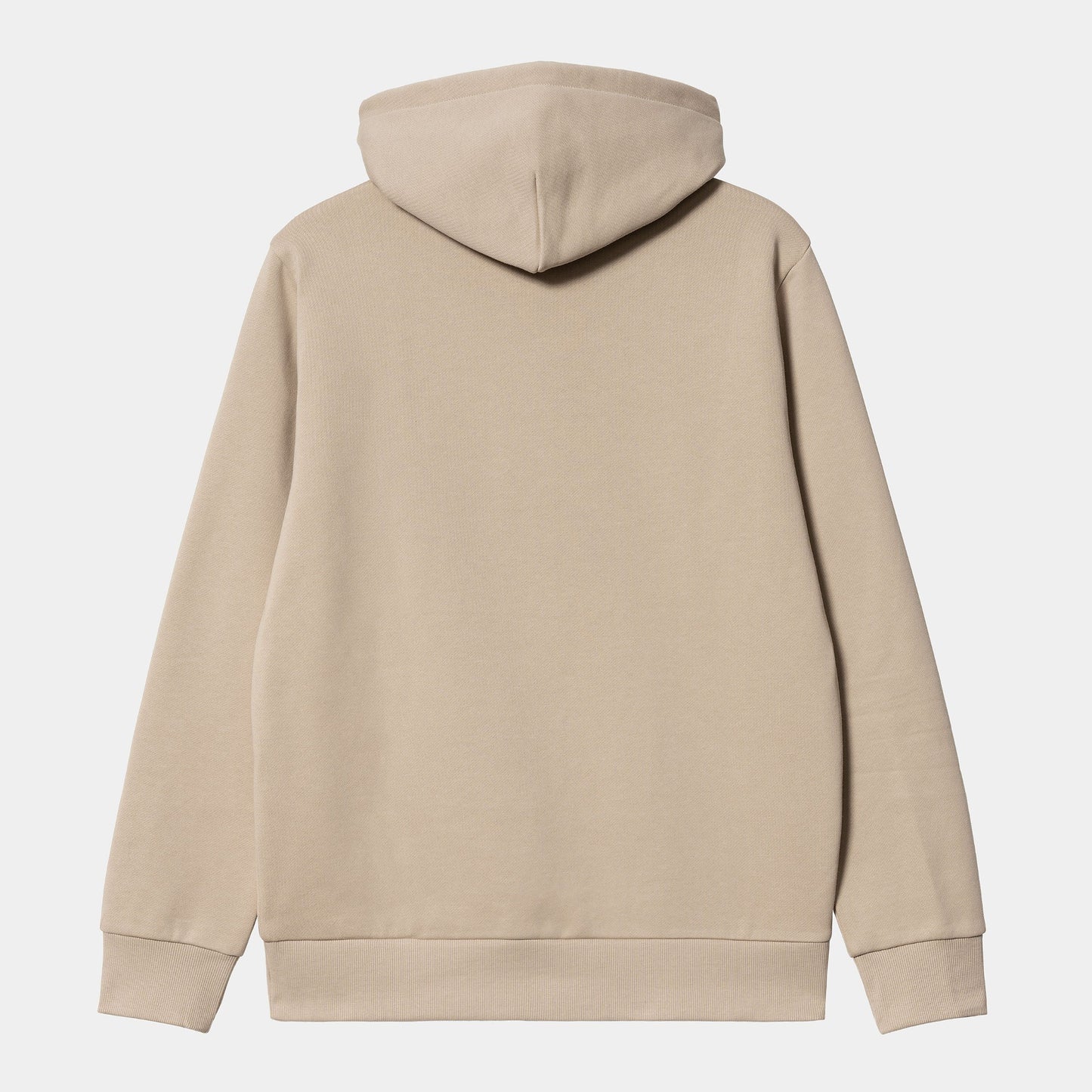 Hooded Script Embroidery Sweatshirt - wall/black