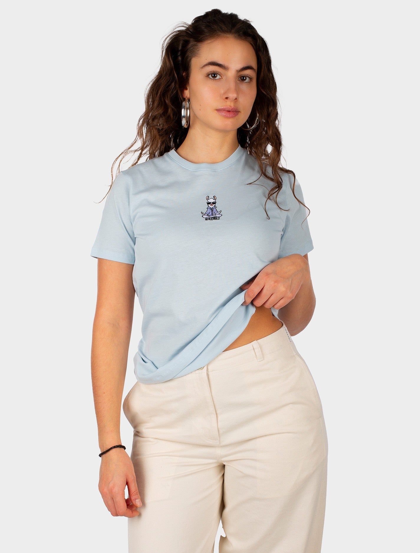 Lama Lama Tee - Iced Blue