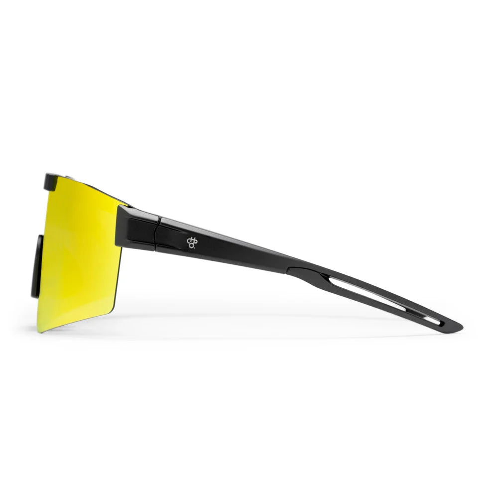 Luca black/red mirror