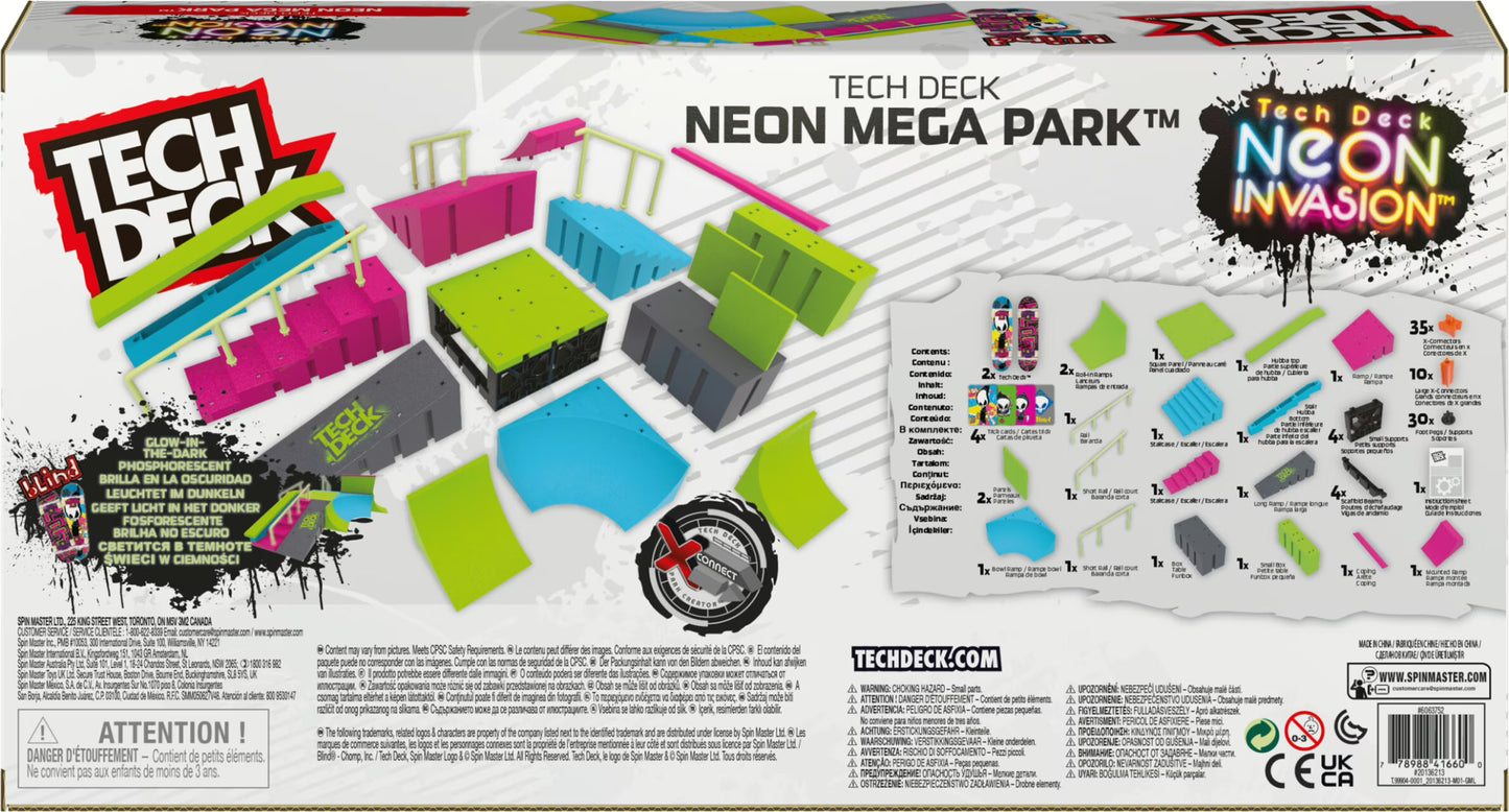 Tech Deck Neon Mega Park