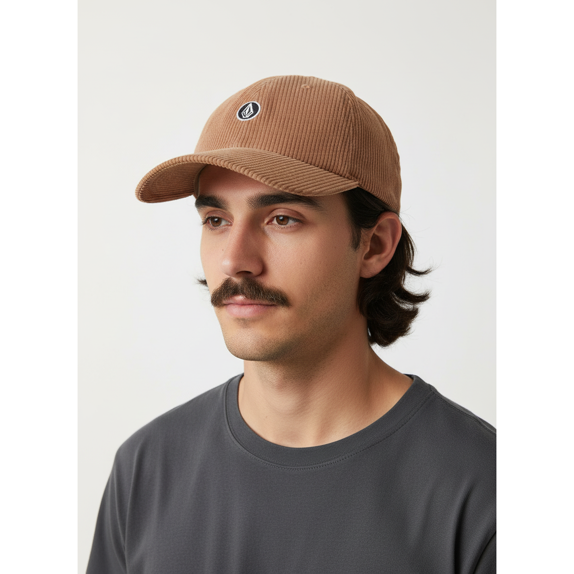 Circle Stone Cord Dad Hat