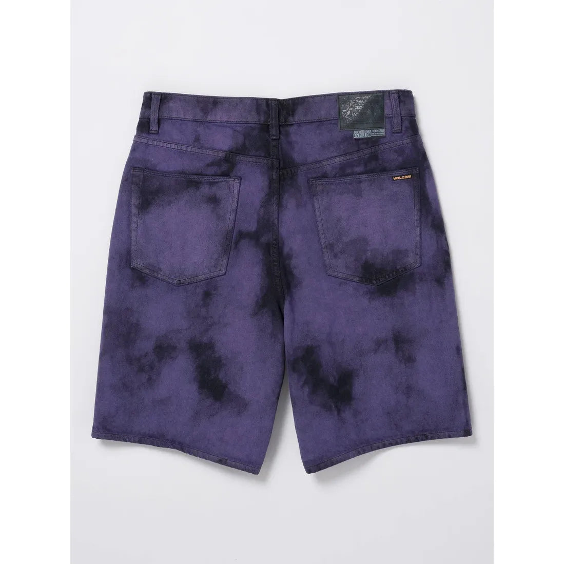 Billow Denim Shorts - Deep Purple