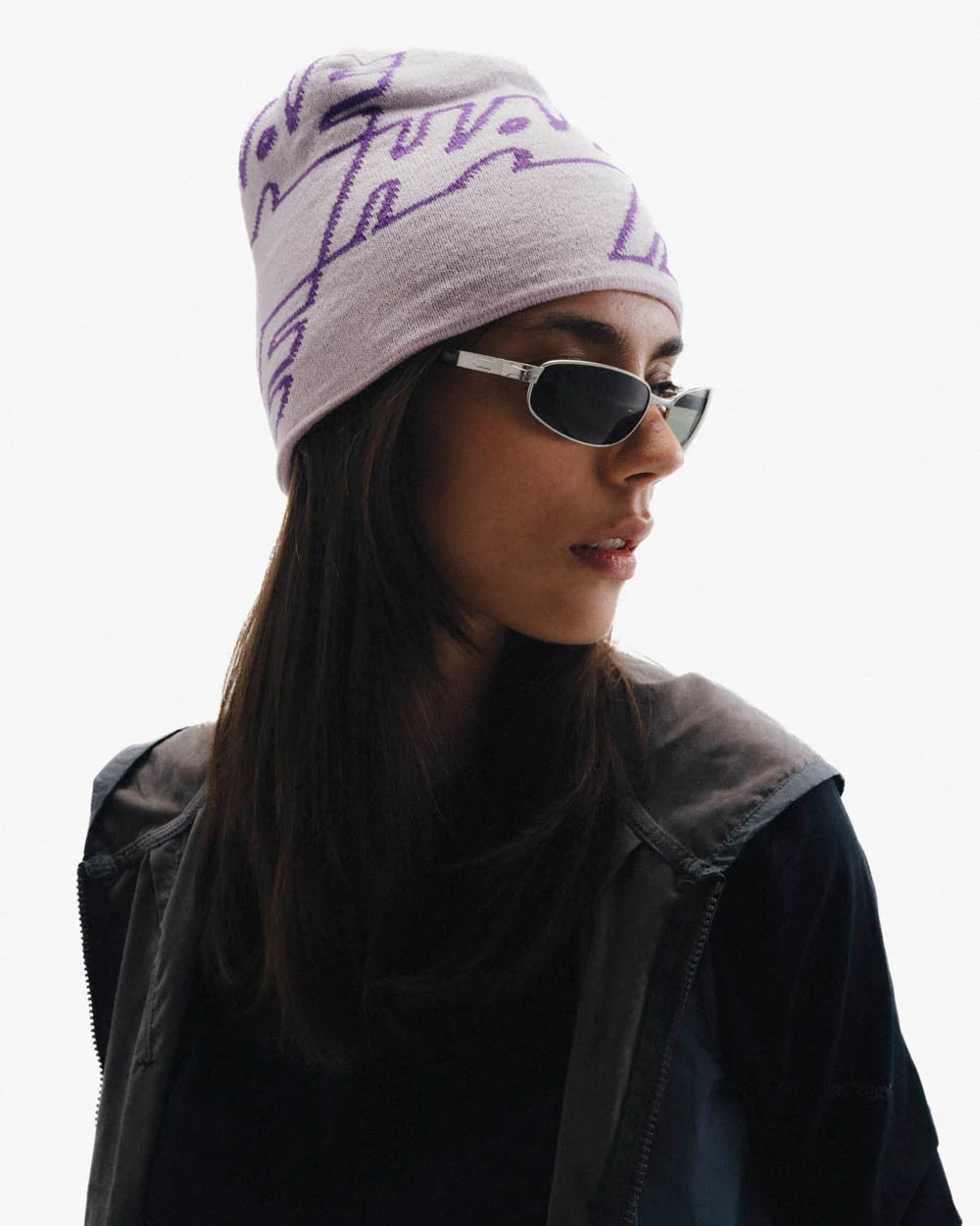 Racer Beanie Lila