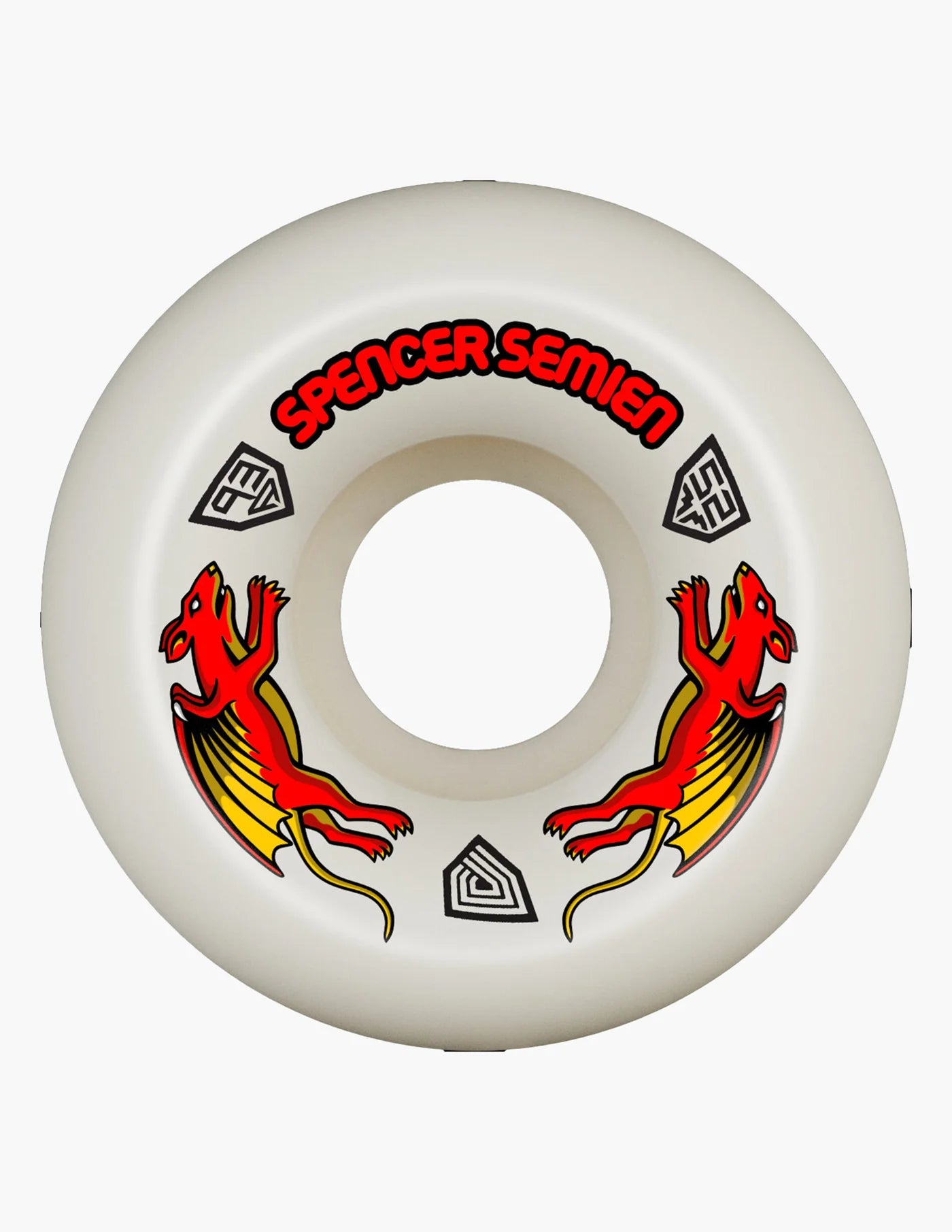 Powell-Peralta Dragon Formula Spencer Semien Nano Rat 93A V5 * 52MM OFF WHITE