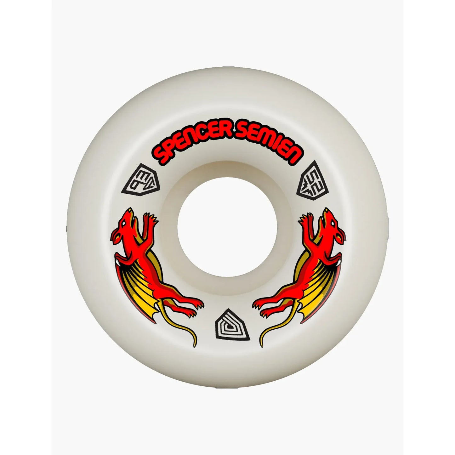 Powell-Peralta Dragon Formula Spencer Semien Nano Rat 93A V5 * 52MM OFF WHITE
