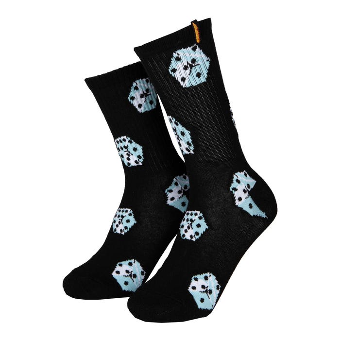 Youth Big Dice Socks (2 Pack) - Black/Rust