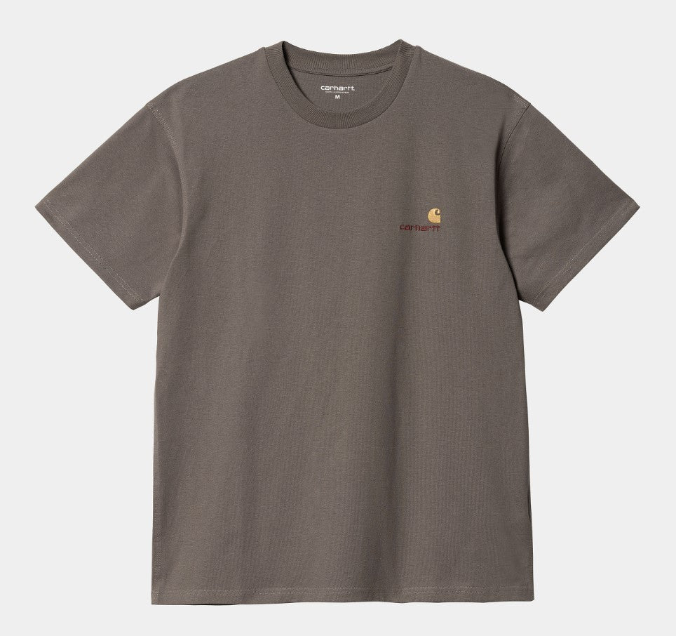S/S American Script T-Shirt - teide