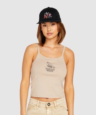 1991 Strappy Tank Top - taupe