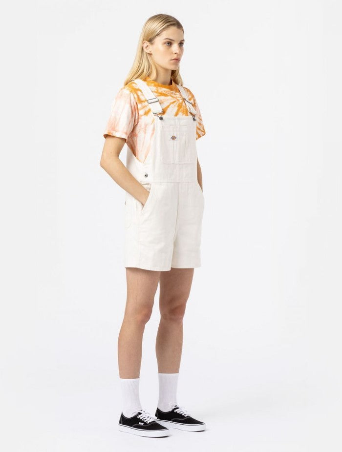 Duck Canvas Bib Short - stone washed cloud